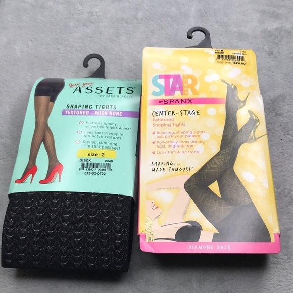 Love your Assets and Spanx Shaping Tights Size Medium New - Picture 1 of 11